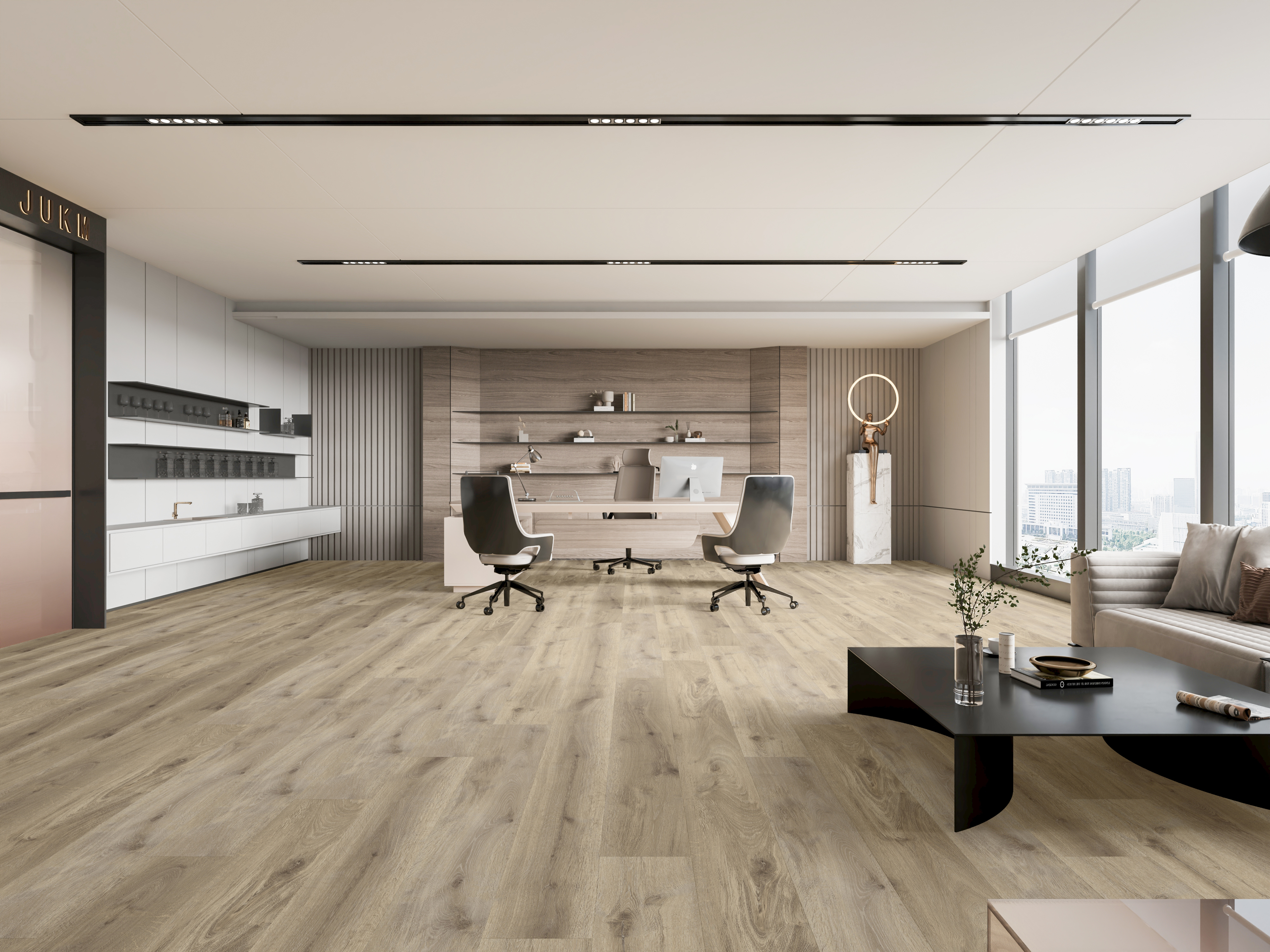 Premium flooring interior